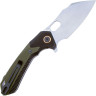 Складной нож CJRB CALDERA J1923-GN черно-зеленый